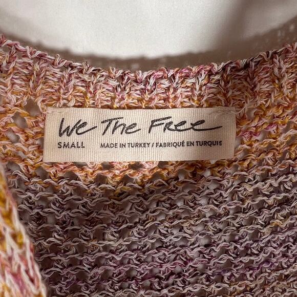 We The Free People Under The Starlight Tank Top S In Sunset Combo Open Back - Picture 8 of 9